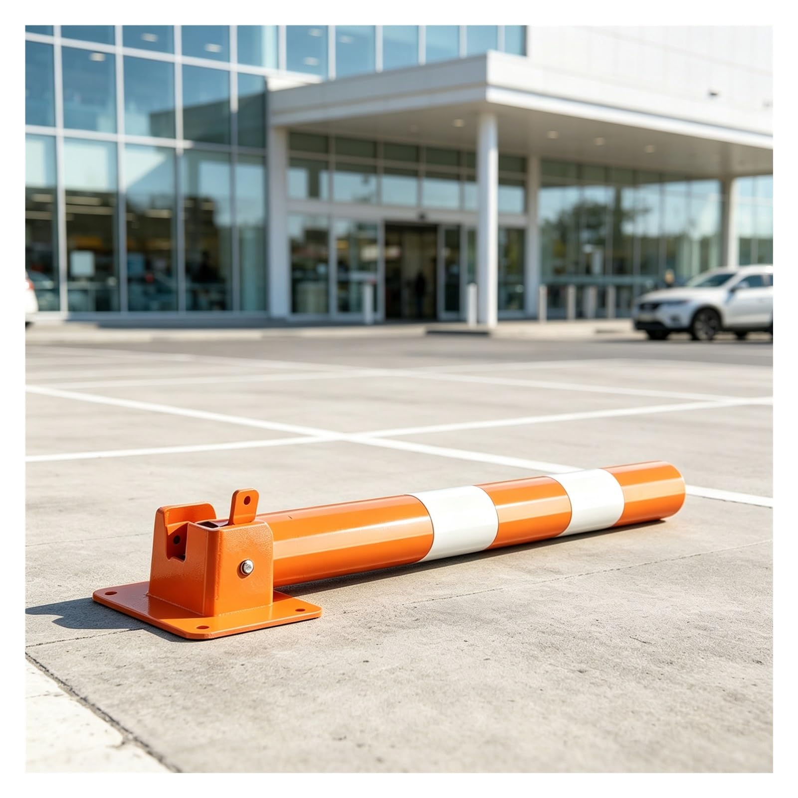 Poteau De BarrièRe De Stationnement Fixe,Bornes De Circulation En Acier