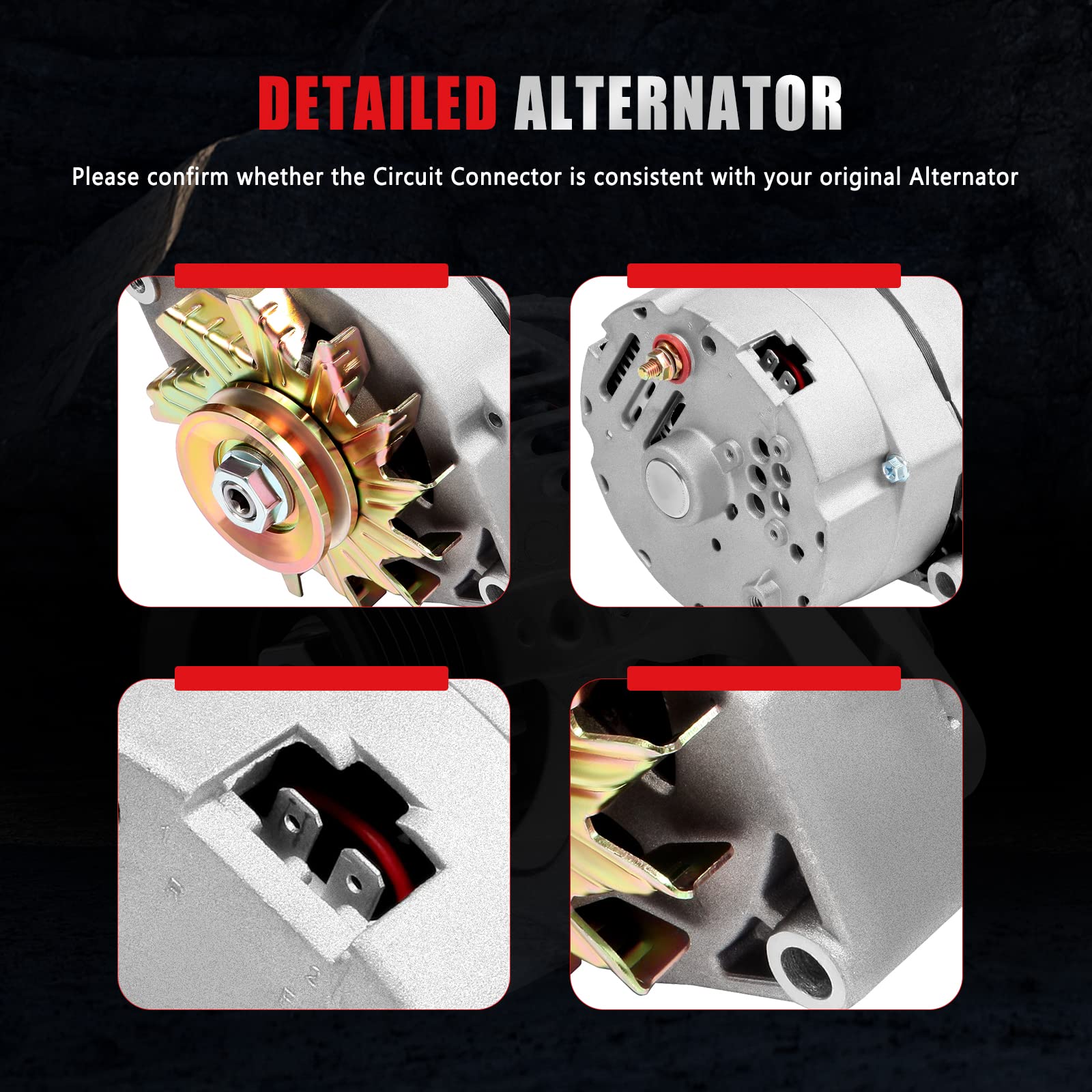 Amazon.com: GDSMOTU ADR0335 Alternator Compatible for Chevy One
