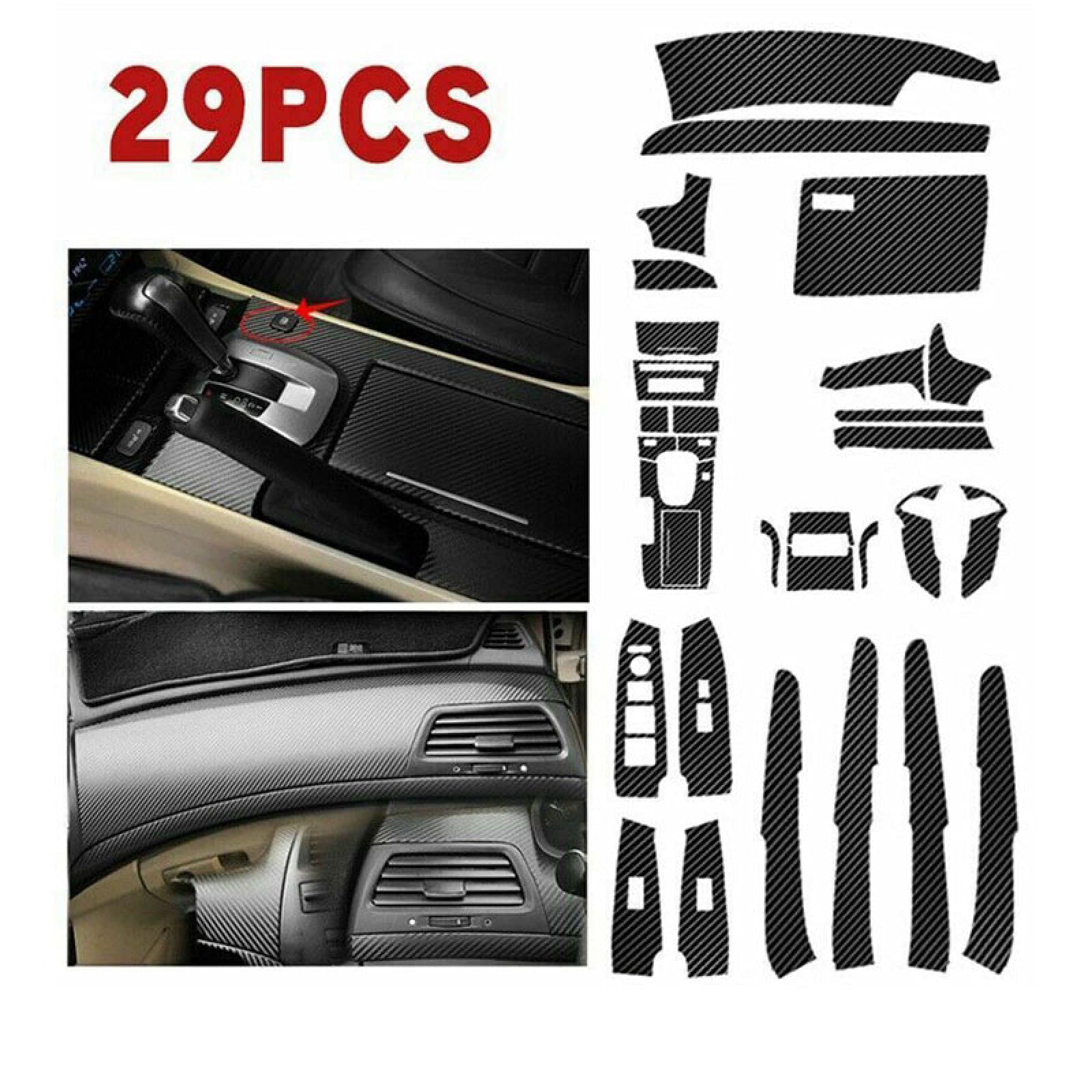 アイライン ホンダアコード20082011カーボンファイバーまぶた眉毛ヘッドライト成形トリム For 20082011 Honda