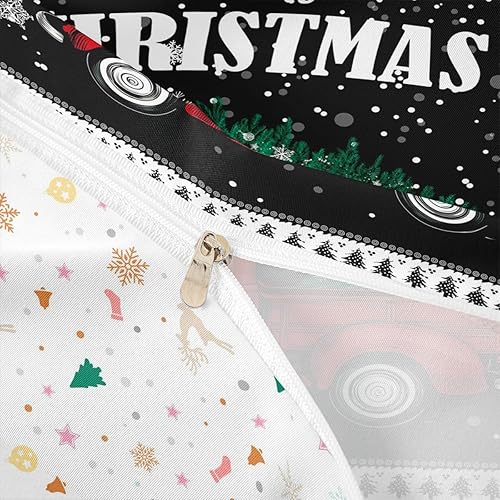 Vista 190 de Juego de funda de edredón rosa de Navidad para niñas, tamaño matrimonial, lindo juego de ropa de cama de dibujos animados de pingüino de Papá Noel