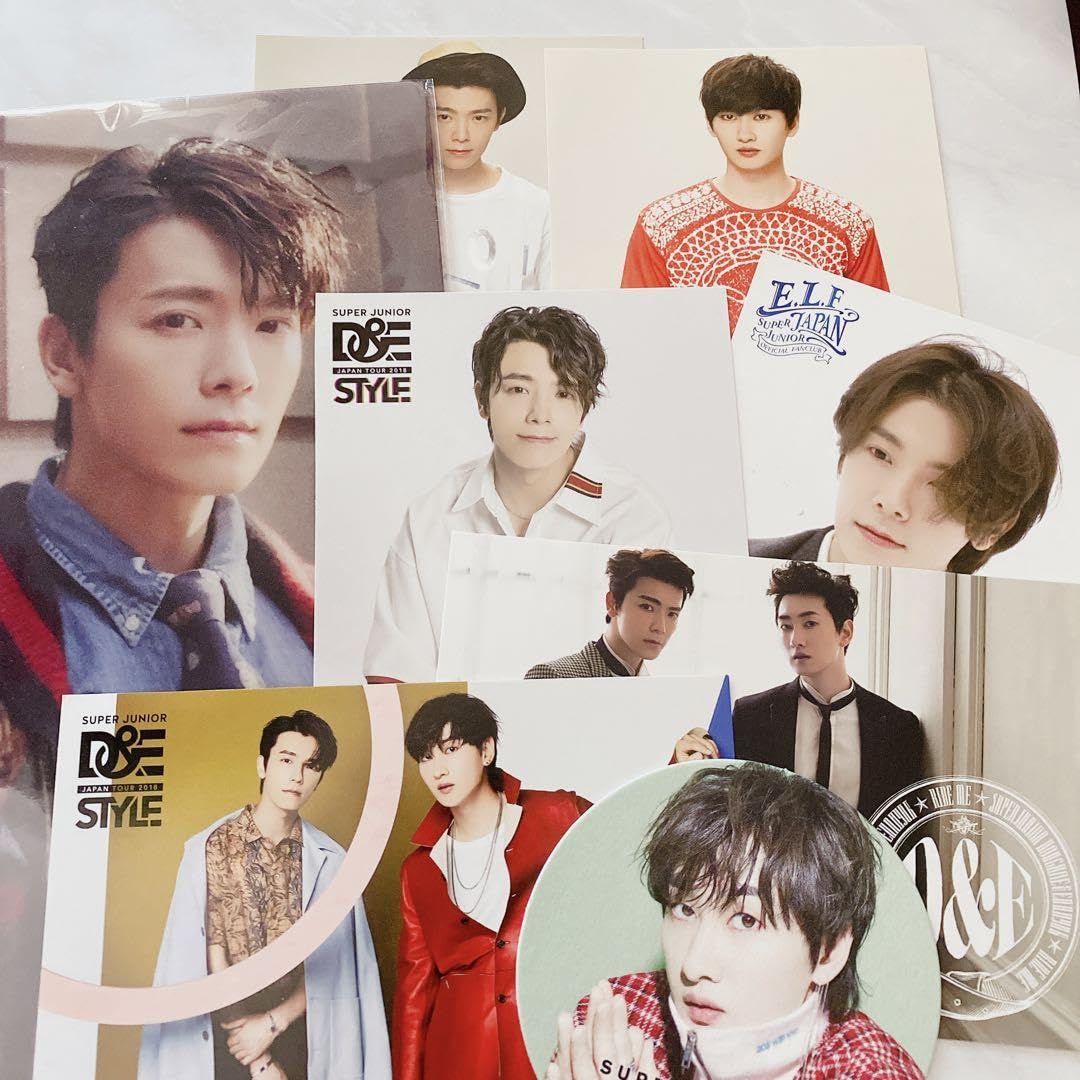 Amazon.co.jp: SUPERJUNIOR DE ドンヘ ウニョク ポストカード セット 