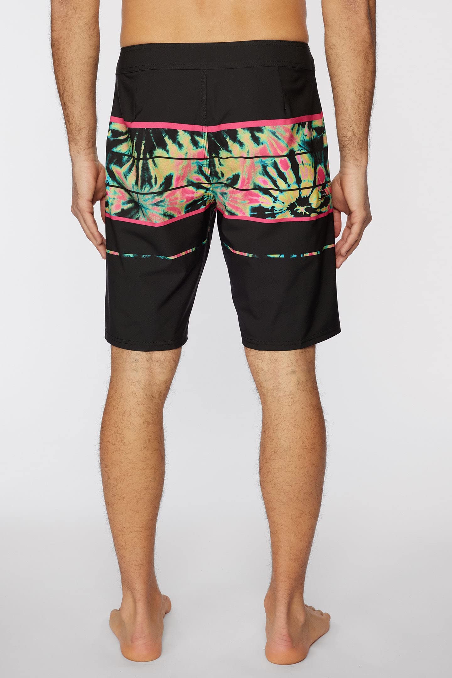 O'NEILL Men's 20 Inch Fade S-Seam Boardshorts - Quick Dry Swim Trunks for Men with Fabric and Pockets