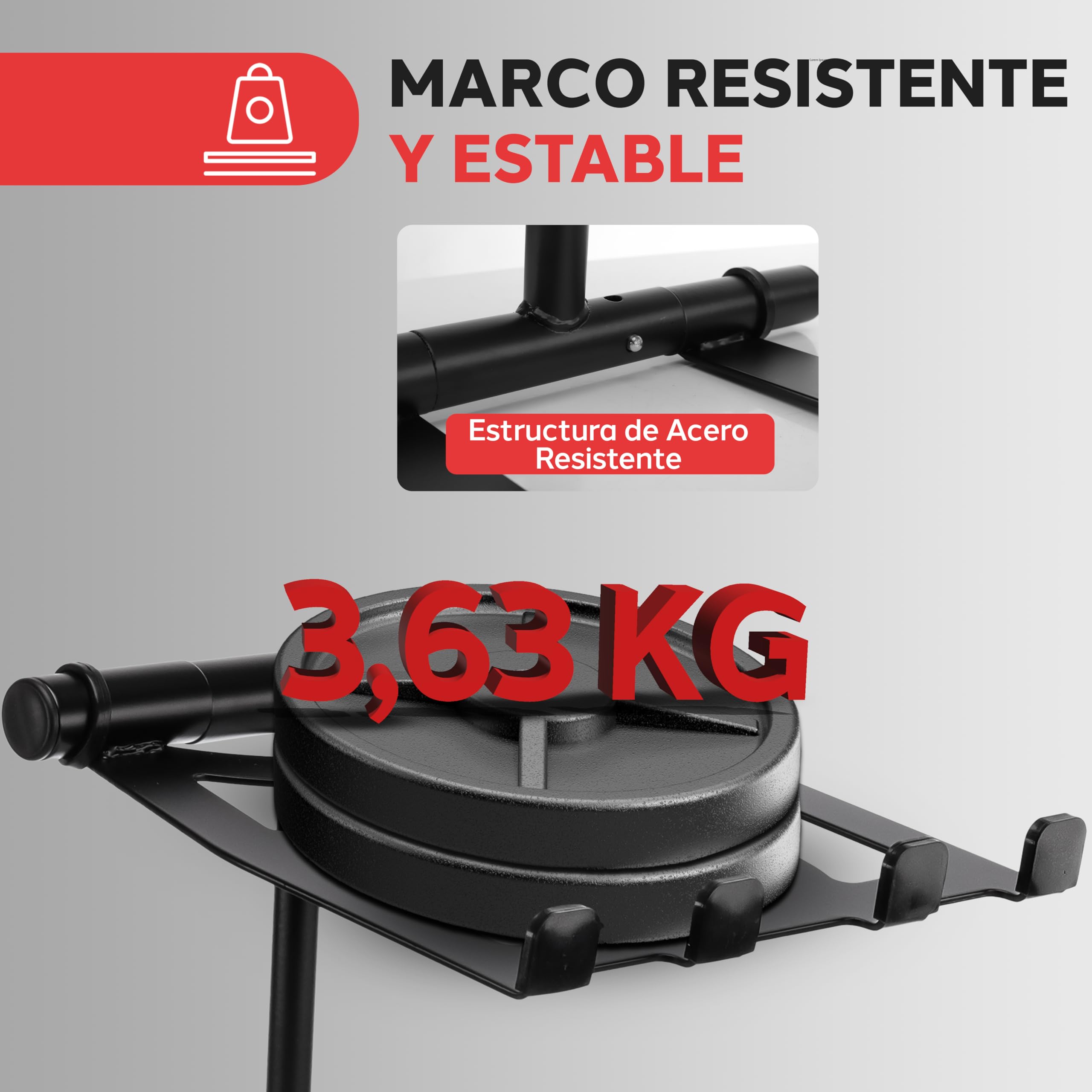 Pyle soporte ordenador portatil, Alzador, Angulo ajustable, Altura plegable, Bandeja antideslizante, Ideal para computadora, Laptop, Equipos de DJ, Tocadiscos, Uso en el hogar u oficina