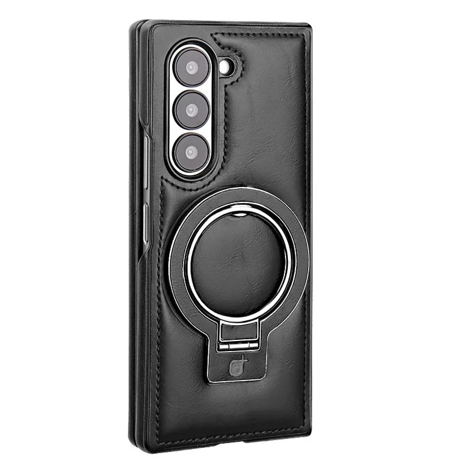 Coque Galaxy Z Fold 5 en cuir pour le bureau et les déplacements