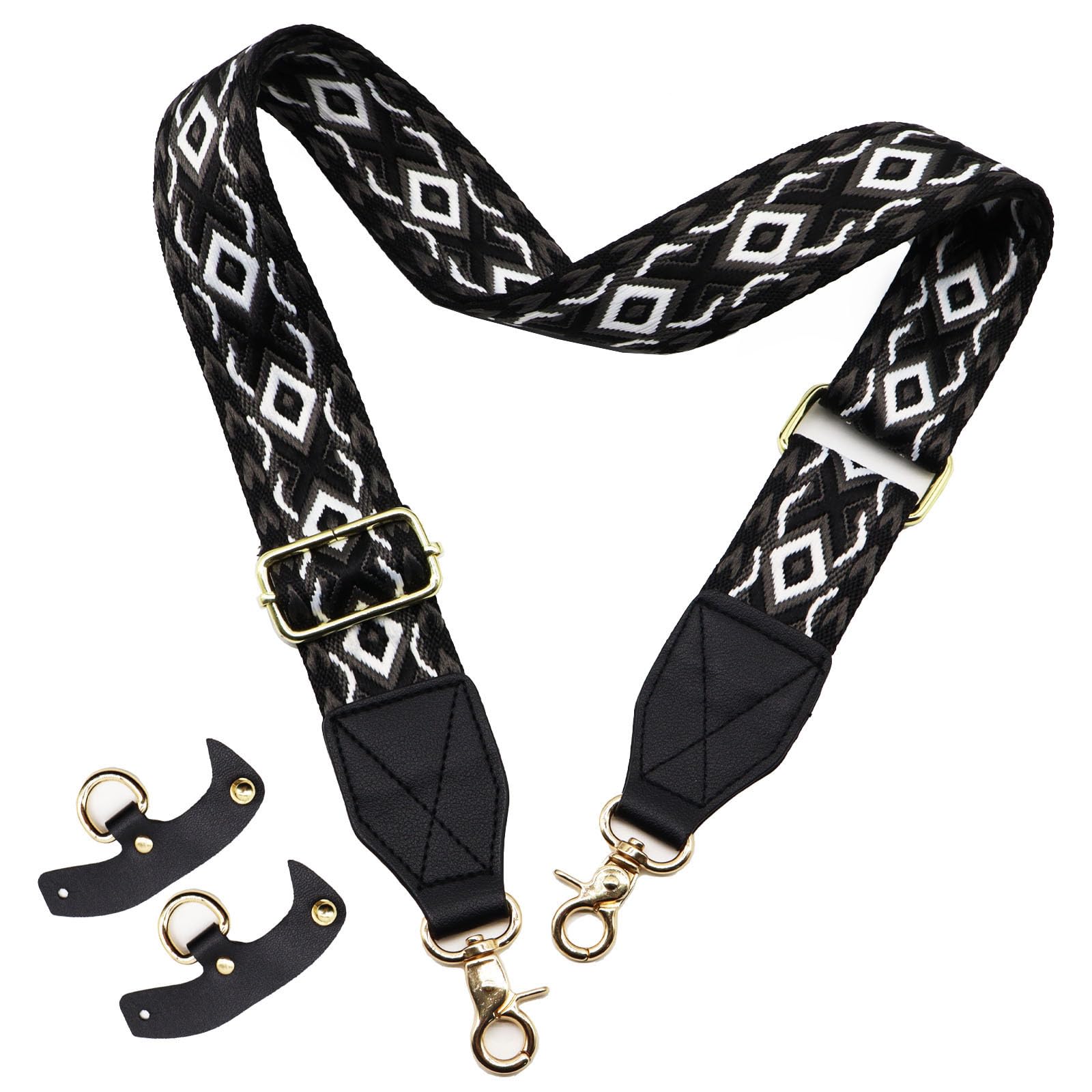 LEMEDE Purse Strap Replacement Crossbody 1.5" Wide Shoulder Strap Adjustable Straps Handbag Strap Replacement Belts