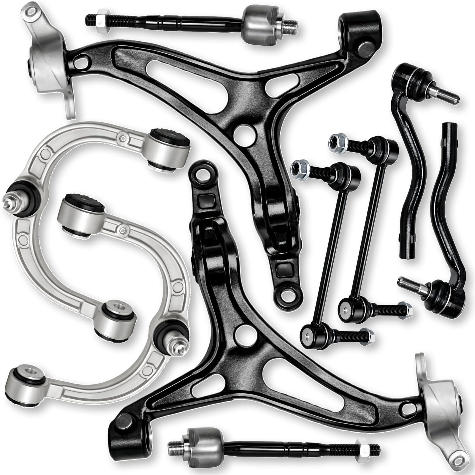 10pc front control arm ball joint tie rod sway bar end link fit for mercedes-benz gl320 gl350 gl450 gl550 ml320 ml350 ml450 ml500 ml550 2006 2007 2008 2009 2010 2011 2012#oe k641958 k620982