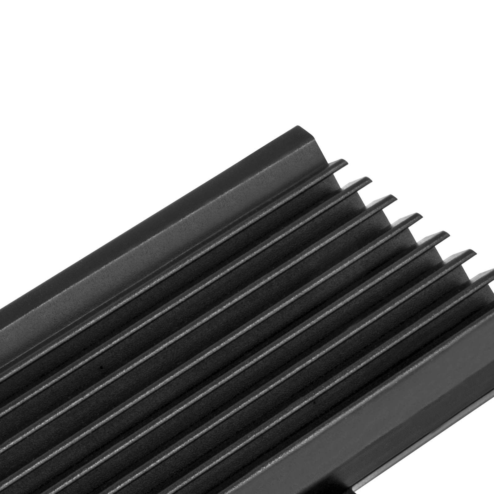 SilverStone Technology ECM24-ARGB M.2 NVMe SSD NGFF M Key a PCIe x4 ARGB Tarjeta adaptadora con disipador de Calor y Almohadilla térmica