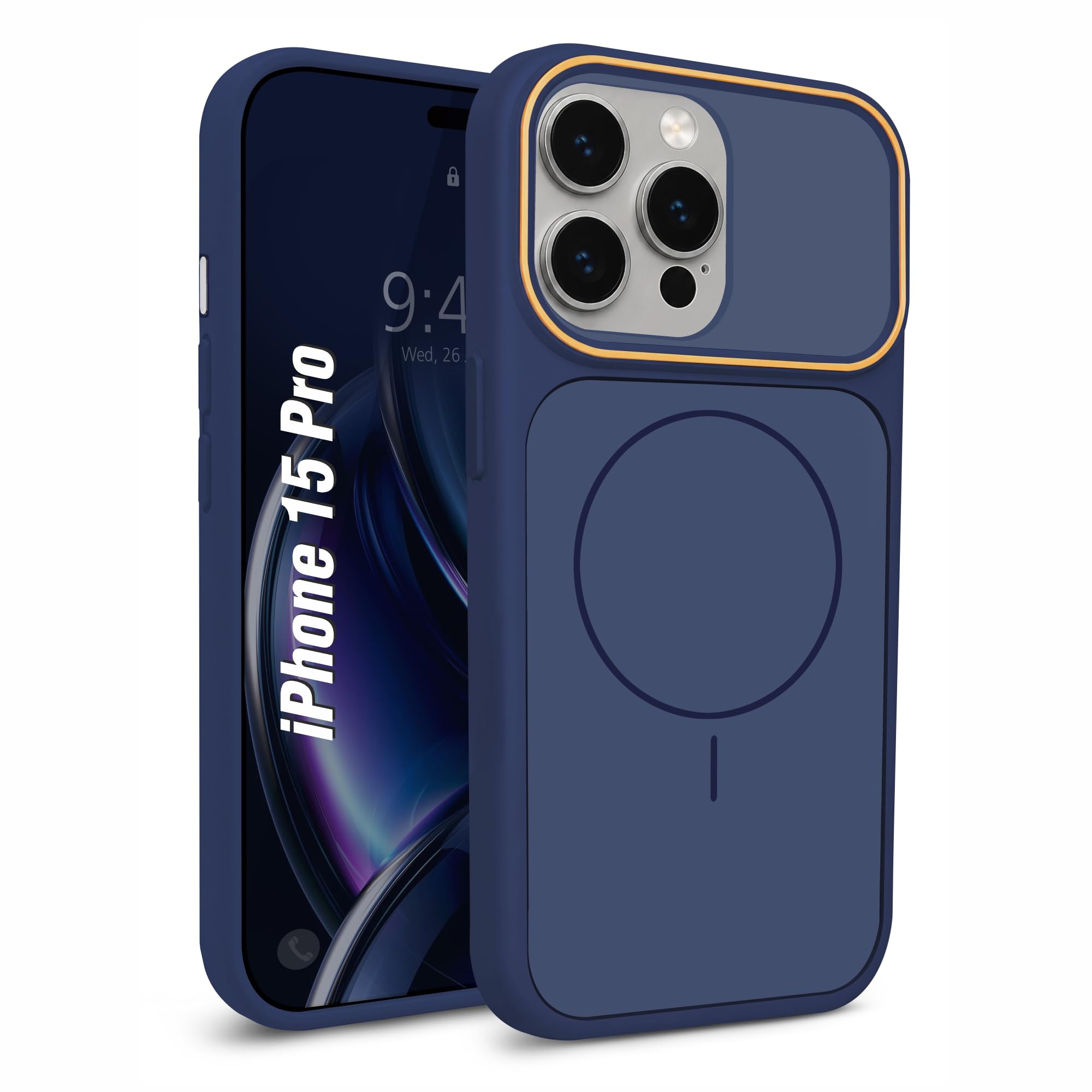 AIBEX Magnetic Compatible for Apple iPhone 18 Pro/Apple iPhone 17 Pro– Slim Protective Back Cover with Camera Lens Protection, Strong Magnetic Support, Anti-Slip Grip, Military Grade (Grey) — Amazon image 21