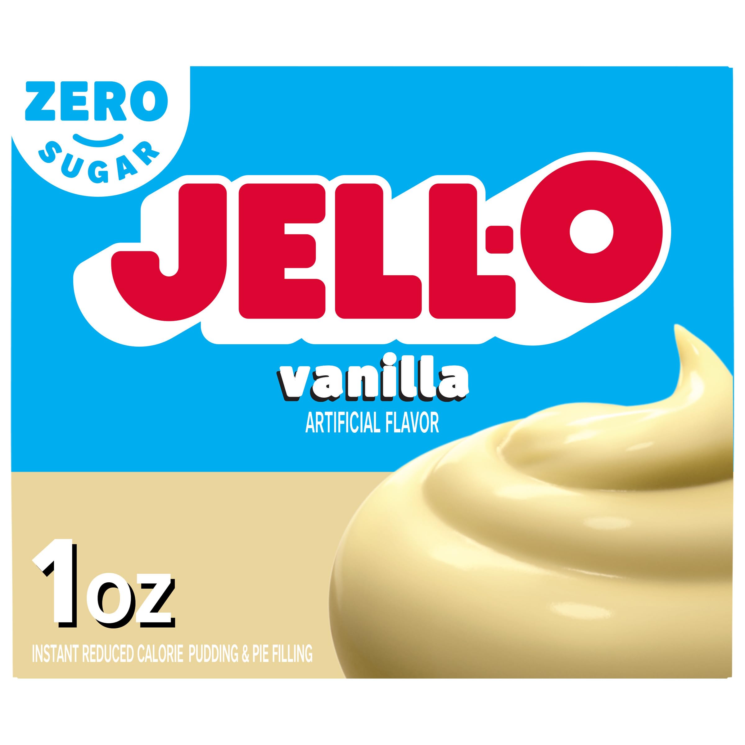 Jello Instant Vanilla Pudding Mix Sugar Free 28g