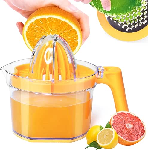 Lemon Squeezer 4-in-1 Lemon Hand Juicer - ChefVille Manual Orange