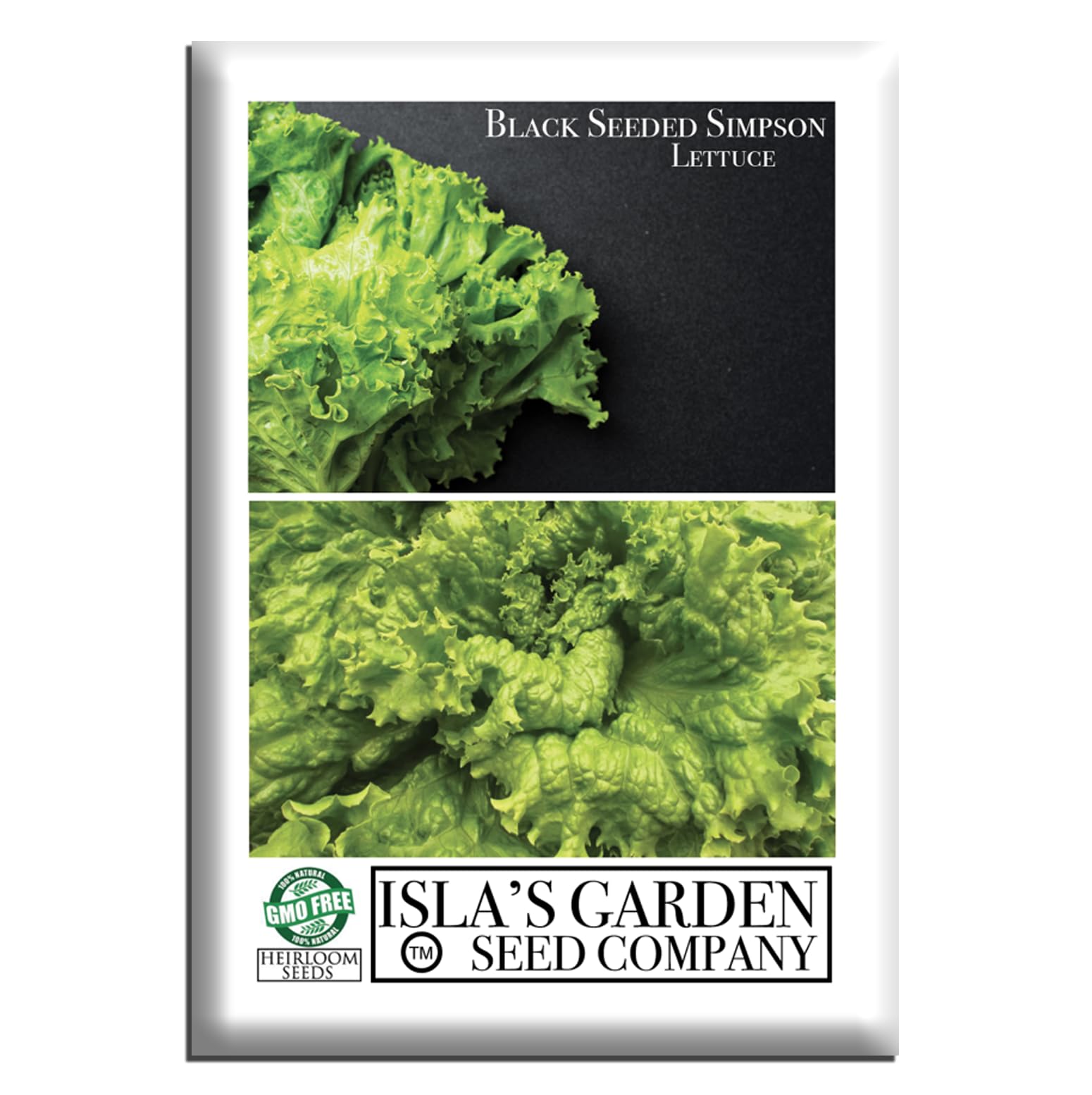 ÉCLAT Botanical Natural Black Amazon.com : Black Seeded Simpson Lettuce Seeds - 1000+ Heirloom