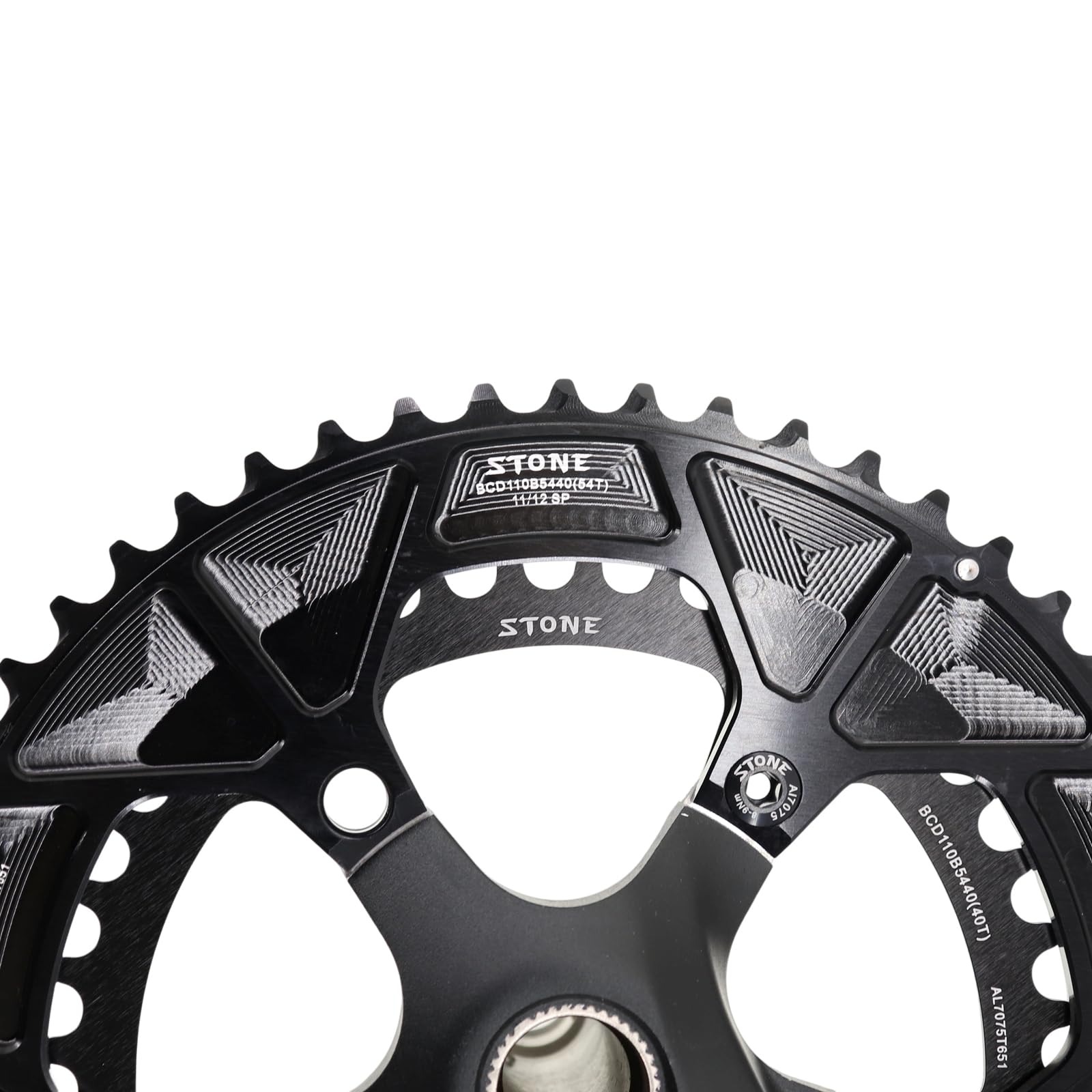 Amazon | STONE 110bcd ラウンドダブルチェーンリングシマノ 12