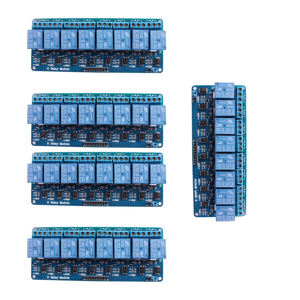Robocraze 8 Channel Relay Control Panel PLC Relay 5V Module With Optocoupler compatible with Arduino - (Pack of 5) (B08F6WMCXX) Amazon Price History, Amazon Price Tracker