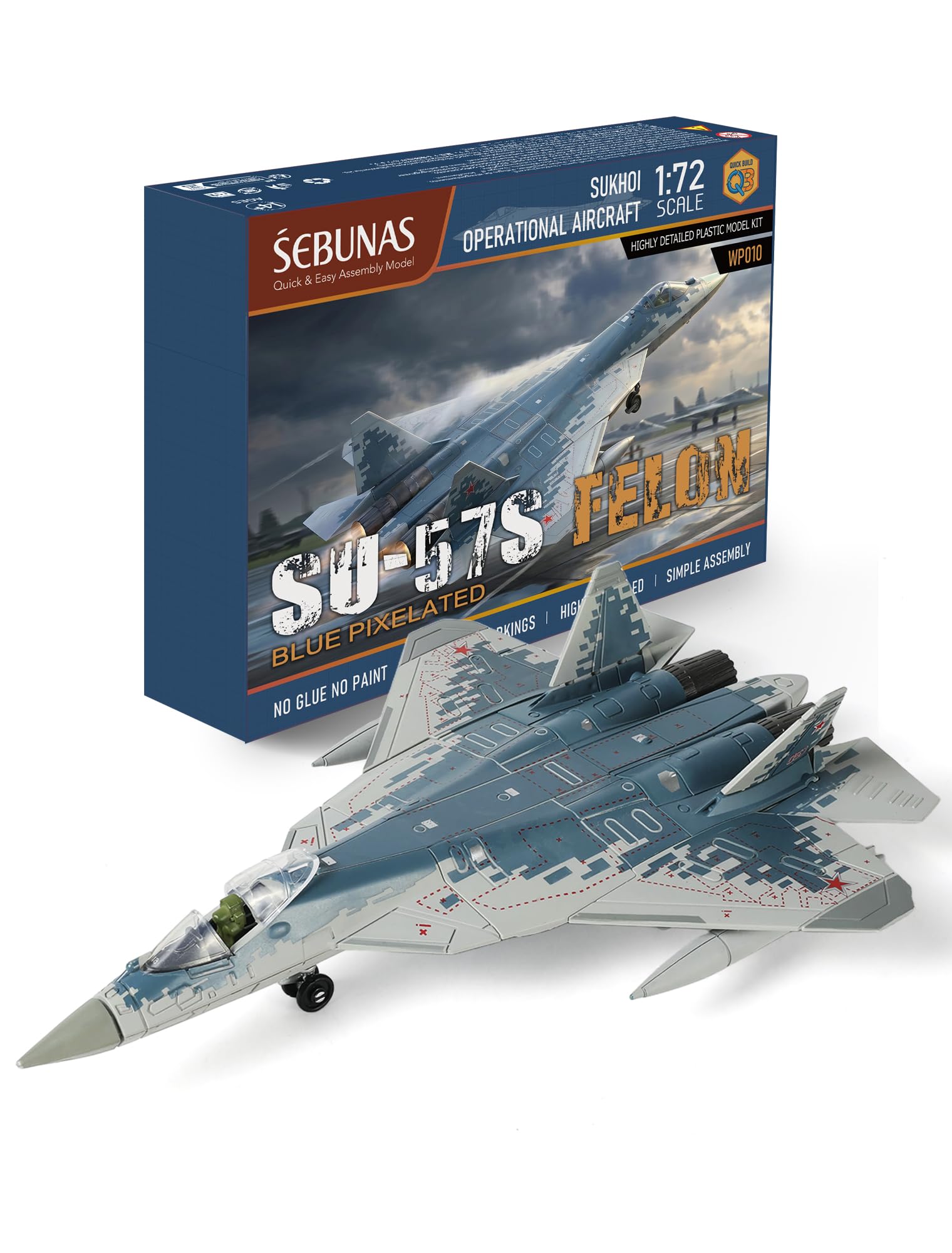 航空機モデルキット 1/72 5点セット Amazon | SEBUNAS 1/72スケール Su-57S 軍用航空機玩具 クイックビルド