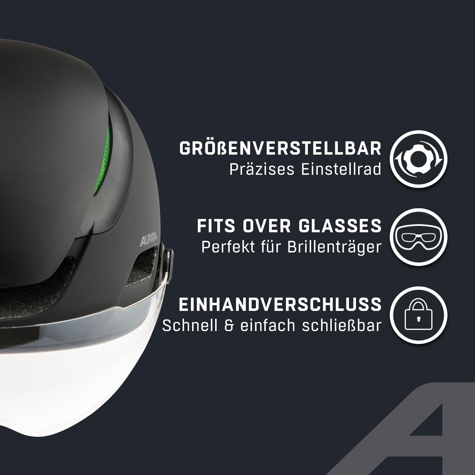 ALPINA Altona M Helm 2021 Black matt