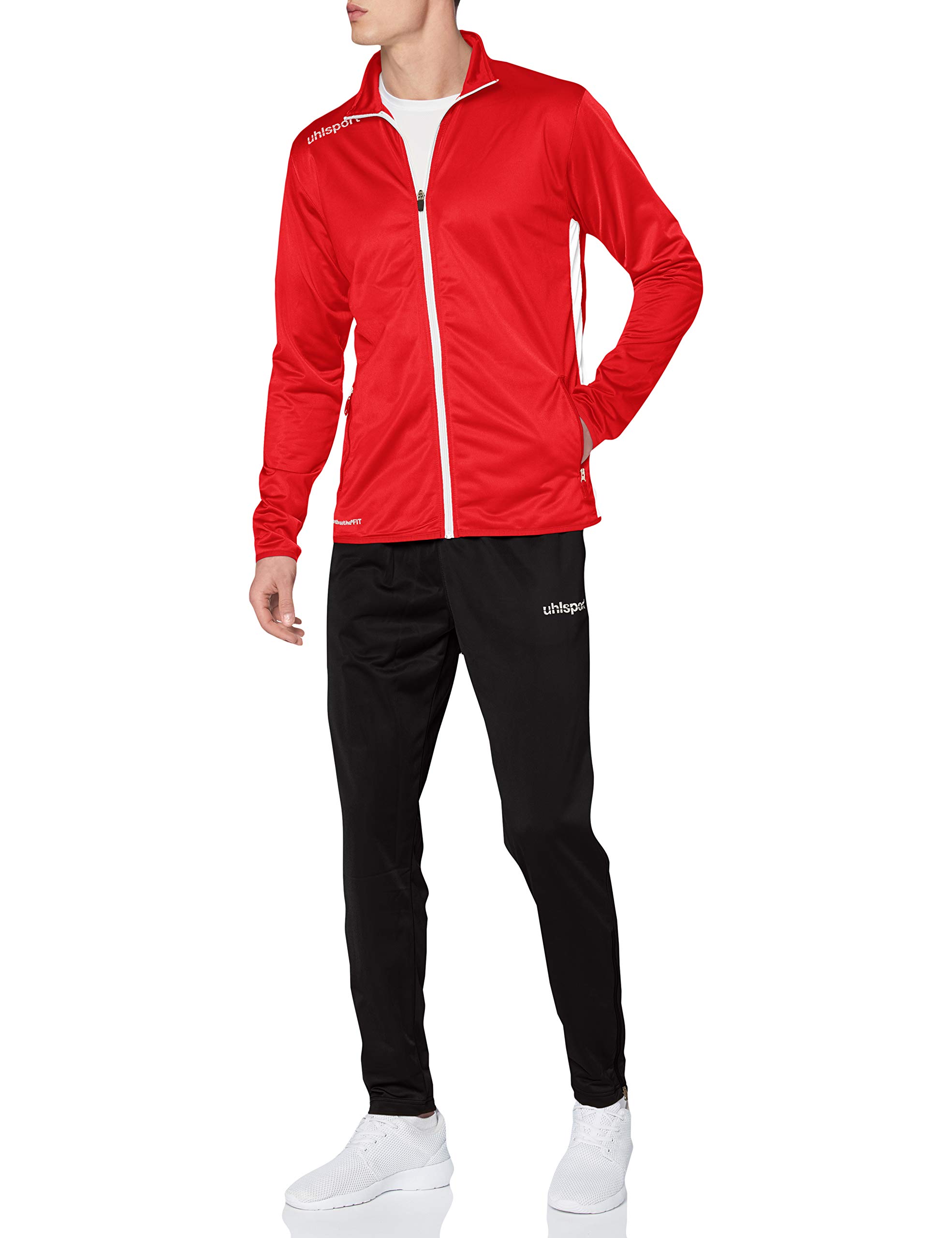 Uhlsport UHLSH Men Essential Classic Suit Men's Track Suit - red/white, M