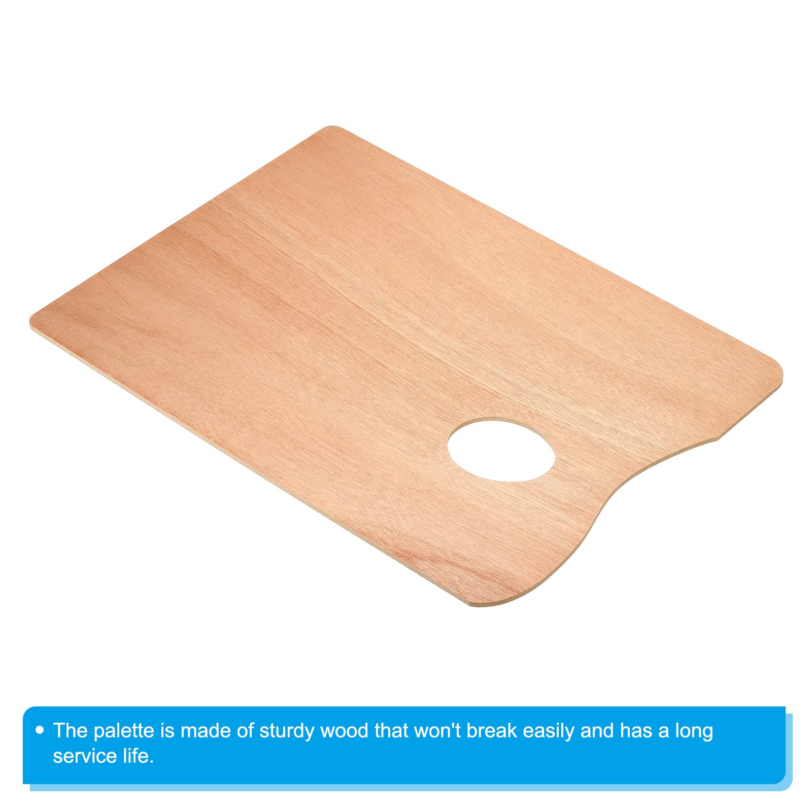 PATIKIL 3 Paquet 12" x 16" Peinture Plateau Pale Bois Couleur
