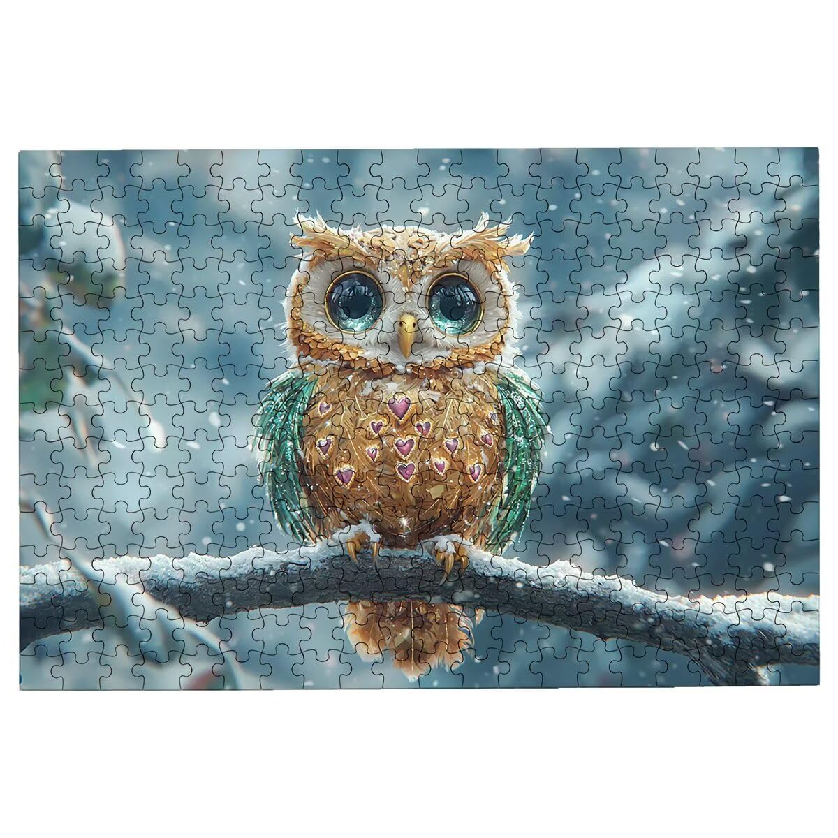 4000 puzzli dla dorosłych, 4000 puzzli dla dorosłych, 4000 sztuk, śnieżna łamigłówka dla całej rodziny, klasyczne drewniane układanki, odpowiednie do dekoracji wnętrz, prezenty -3545