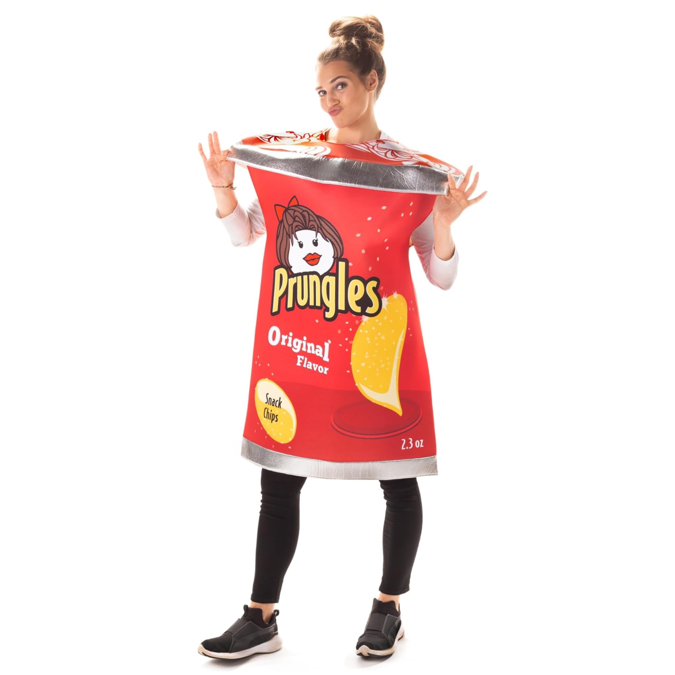 Bag of Chips Halloween Costume - One Size fits Most - Slip On Adult Halloween Costume - Funny Adult Costume