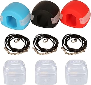 Jawline Exerciser for Men & Women – Double Chin Reducer, Neck Trainer & Face Sculpting Tool with Adjustable Resistance. Tone Face & Neck, Sculpt Jawline, and Enhance Your Profile. (Multicolor)