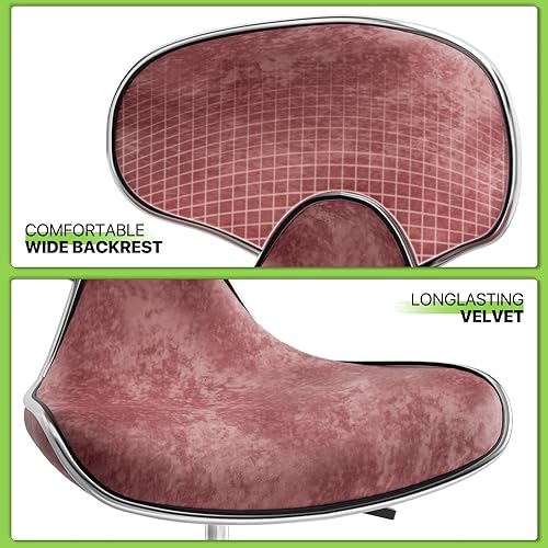 Miniatura 8 de Magshion Salón de belleza Salón de peluquería Silla de tatuaje giratoria Taburete de bar para estilista, sillas de tareas para masaje, oficina en