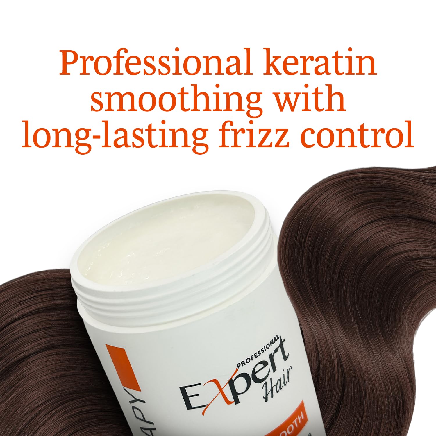 Expert Hair Keratin Smooth Botox for Hair, Anti-Frizz, Natural Look, Queratina para Alisar el Cabello, Thermo-Active, Suitable for All Hair Types (1kg/35.3 oz.)