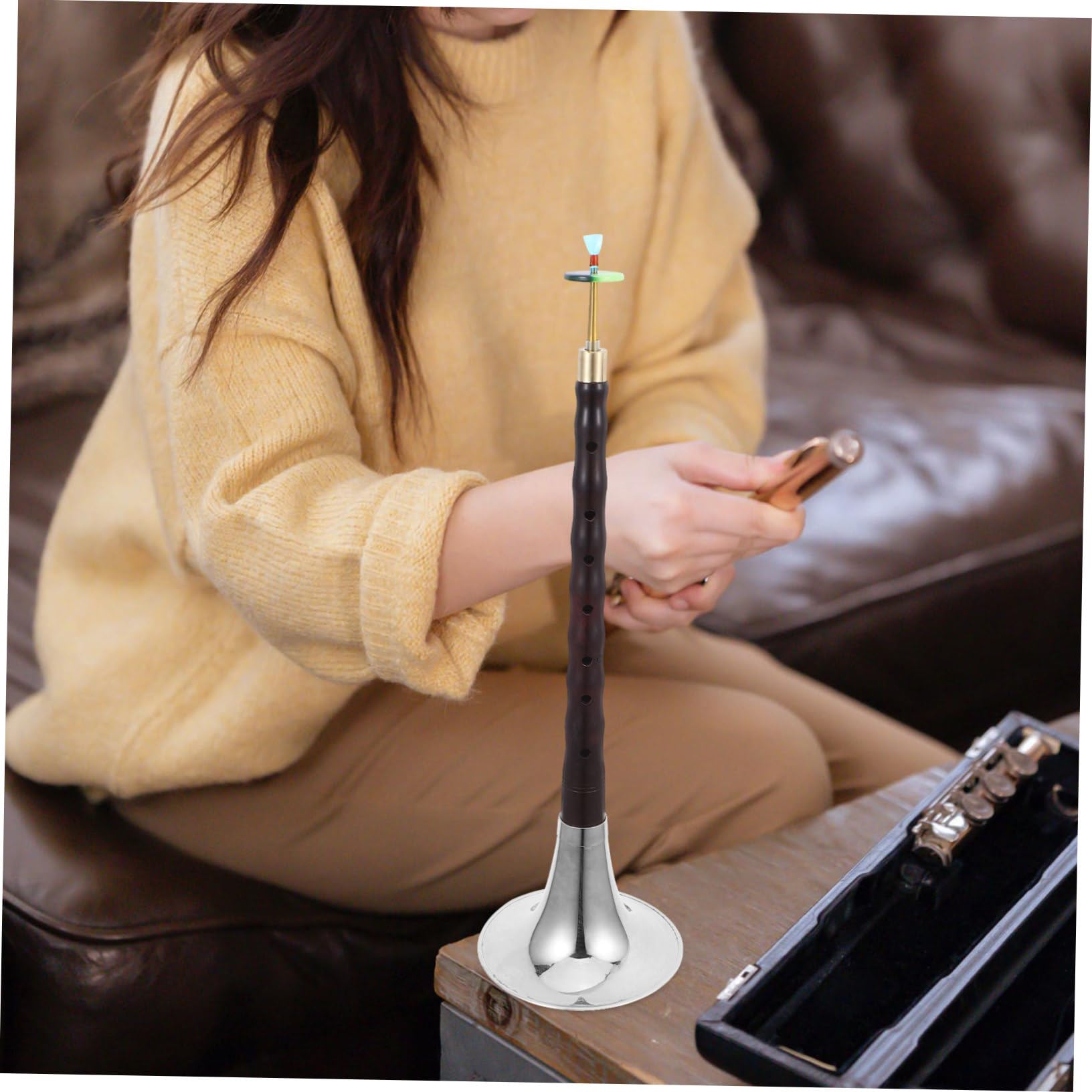 Suona Tragen Einfach zu Leicht und Kupfer Anfänger für Chinesische zu Bedienen Blasinstrument Zufällige Farbe Traditionelle Musik und Übung
