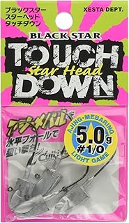 Xesta Jig Head Black Star Head Touchdown #1/0, 0.2 oz (5.0 g)