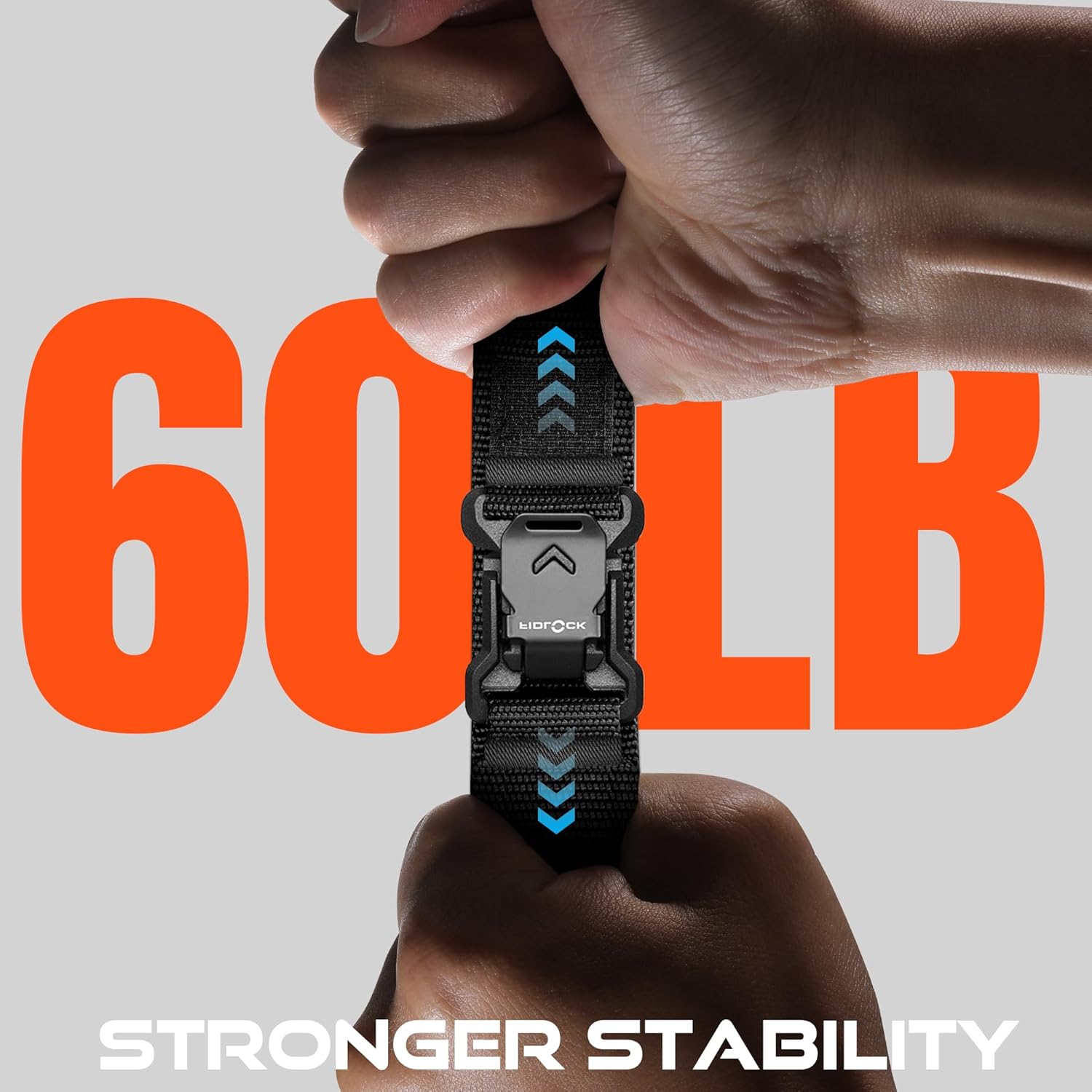 Bandletic R-Nylon Bands Compatible with Samsung Galaxy Watch Ultra Band 47mm for Men and Women, Soft Nylon Sport Band with Magnetic Fidlock V-Buckle Replacement Strap with Stainless Steel Metal Buckle