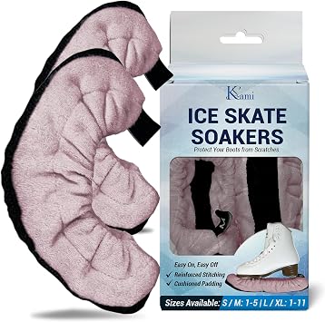 Kami-So Ice Skate Soakers | Durable Blade Protection | Lightweight Ice Skates Covers | Prevents Nicks & Scratches