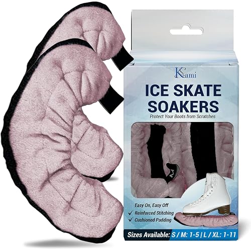 Kami-So Ice Skate Soakers | Durable Blade Protection | Lightweight Ice Skates Covers | Prevents Nicks & Scratches
