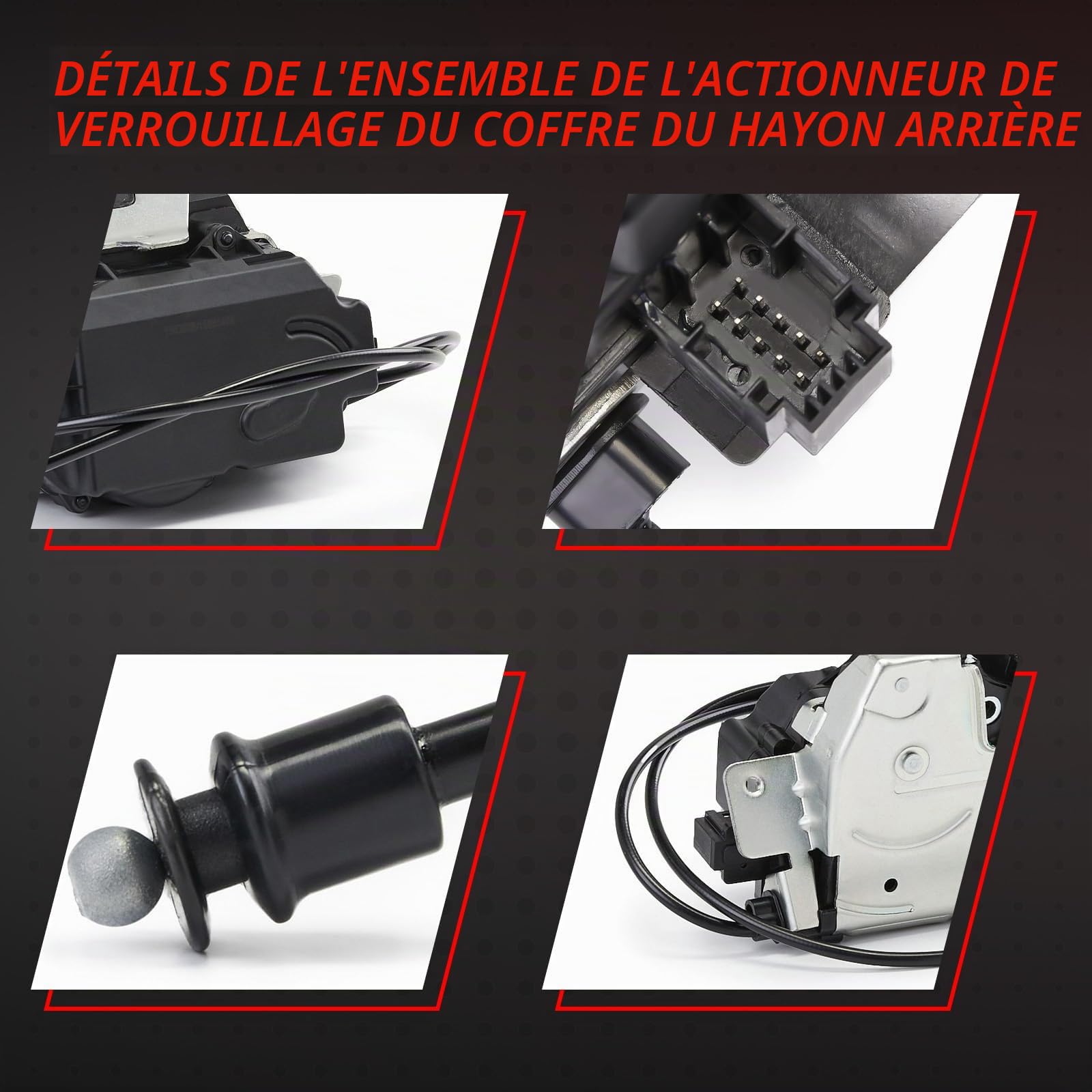 Serrure de Hayon de Remplacement Pour Classe GL/M/R X164 W164 X164 W251 GL320 GL350 ML420 ML450 R550 R63 AMG Accessoires Automobiles Pièce# 1647400300 1647400735 1647400035