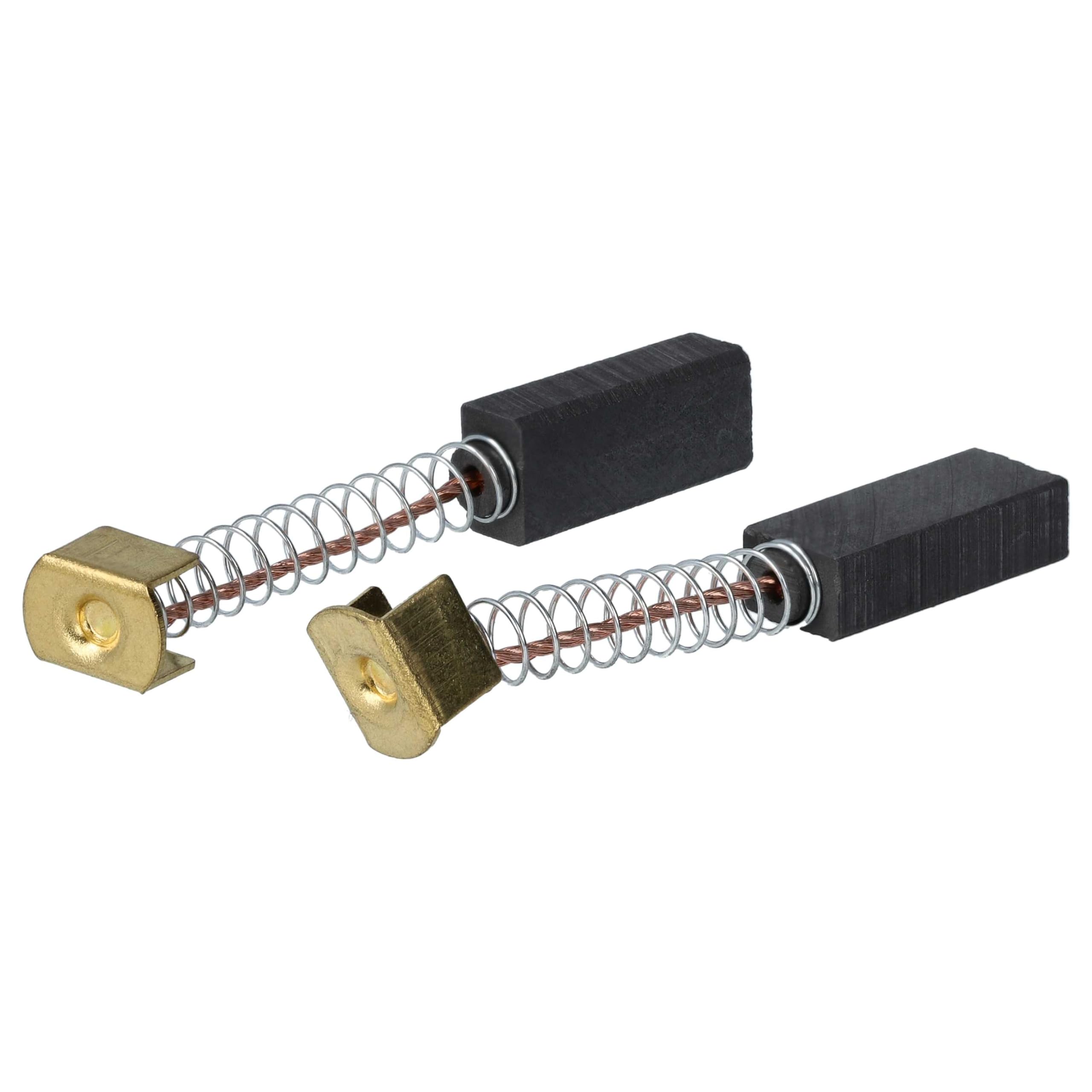 vhbw 2x spazzola carbone 6 x 9 x 20mm compatibile con Kirby Sentria II, Sentria F-Style macchina da cucire