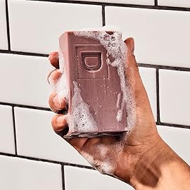 Duke Cannon Supply Co. Big Brick of Soap Bar, Frontier 40 - Fresh Cut Pine, Leaf & Leather, Campfire & Midnight Swim, Extra Large, Masculine Scents, 10 oz. (Variety, 4 Pack)