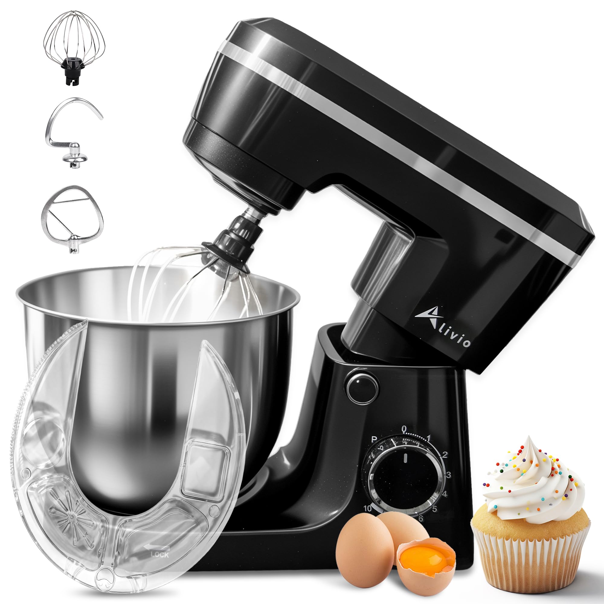 Alivio 5L Stand Mixer 1500W Heavy Duty Kitchen Mixer