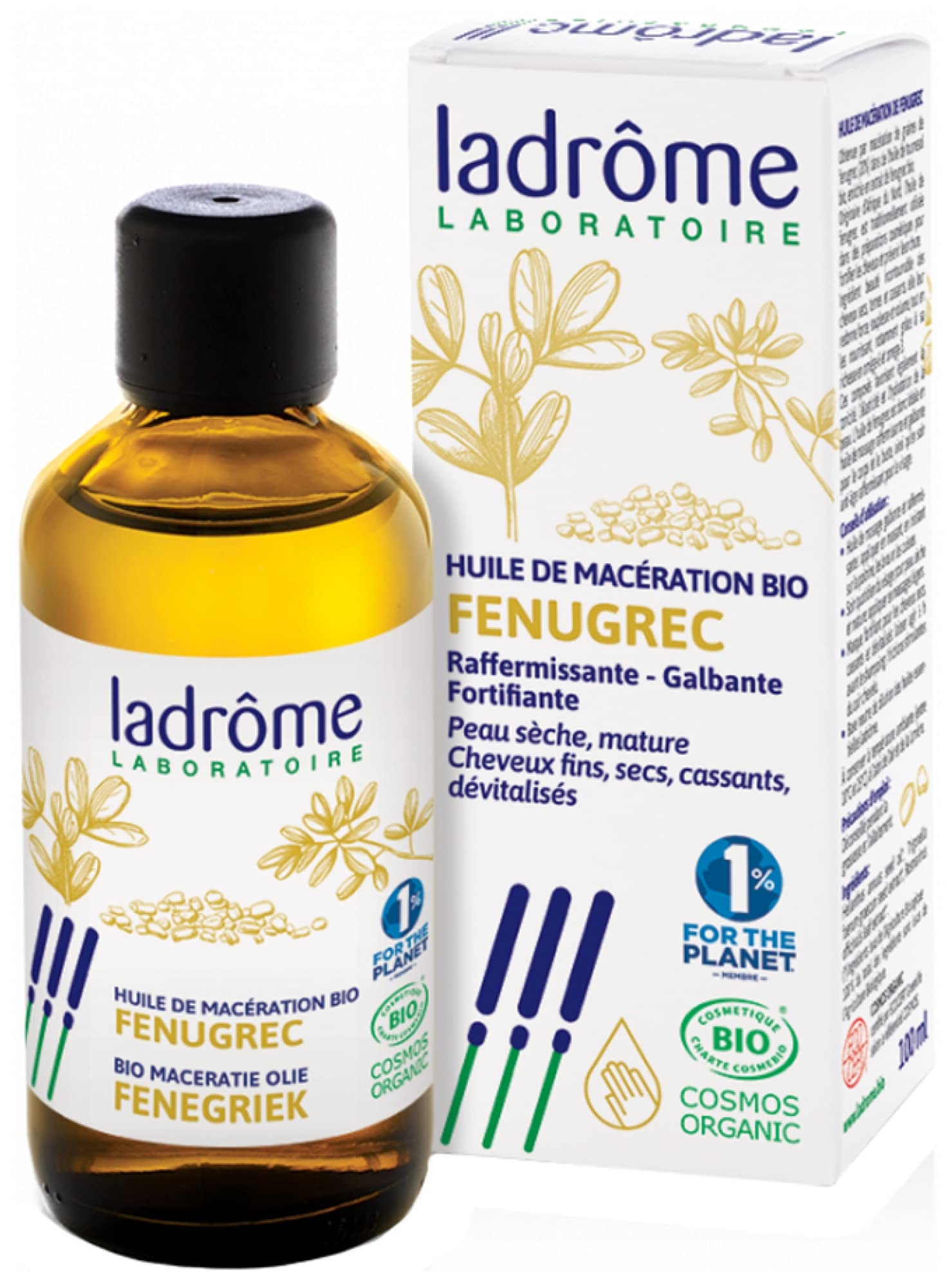 Ladrôme Fenugreek Maceration Oil Organic 100ml