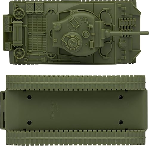 Miniatura 3 de BMC WW2 Sherman M4 Tank - OD Green 1:32 Vehículo militar para hombres de plástico del ejército Od Green,Verde bosque