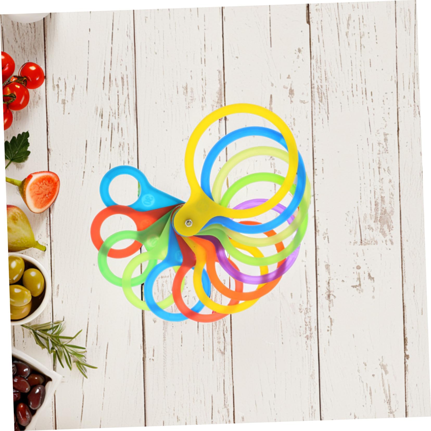 Misurazione Frutta Anelli per Classificazione Mela Arancia Strumento Precisione per Misura Dimensioni Frutti Facile Uso Colore Casuale Colore Casuale