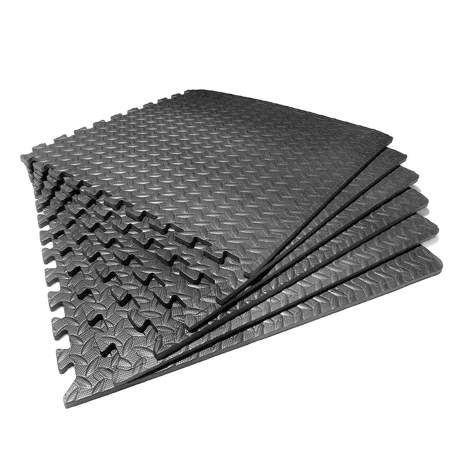 Tapis d'exercice en mousse durable et dalles de sol EVA emboîtables épaisses