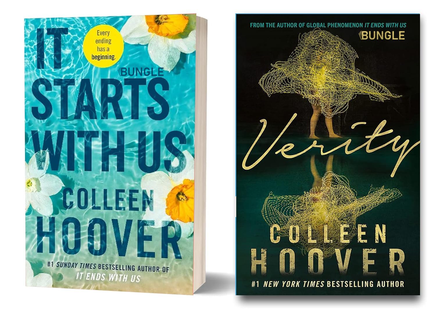 BUNGLE IT STARTS WITH US & VERITY: Romantic Bundle of Contemporary Romance and Romantic Thriller with Emotional Romance, Psychological Suspense Set of 2 Bestselling Novel Paperback – 13 March 2019