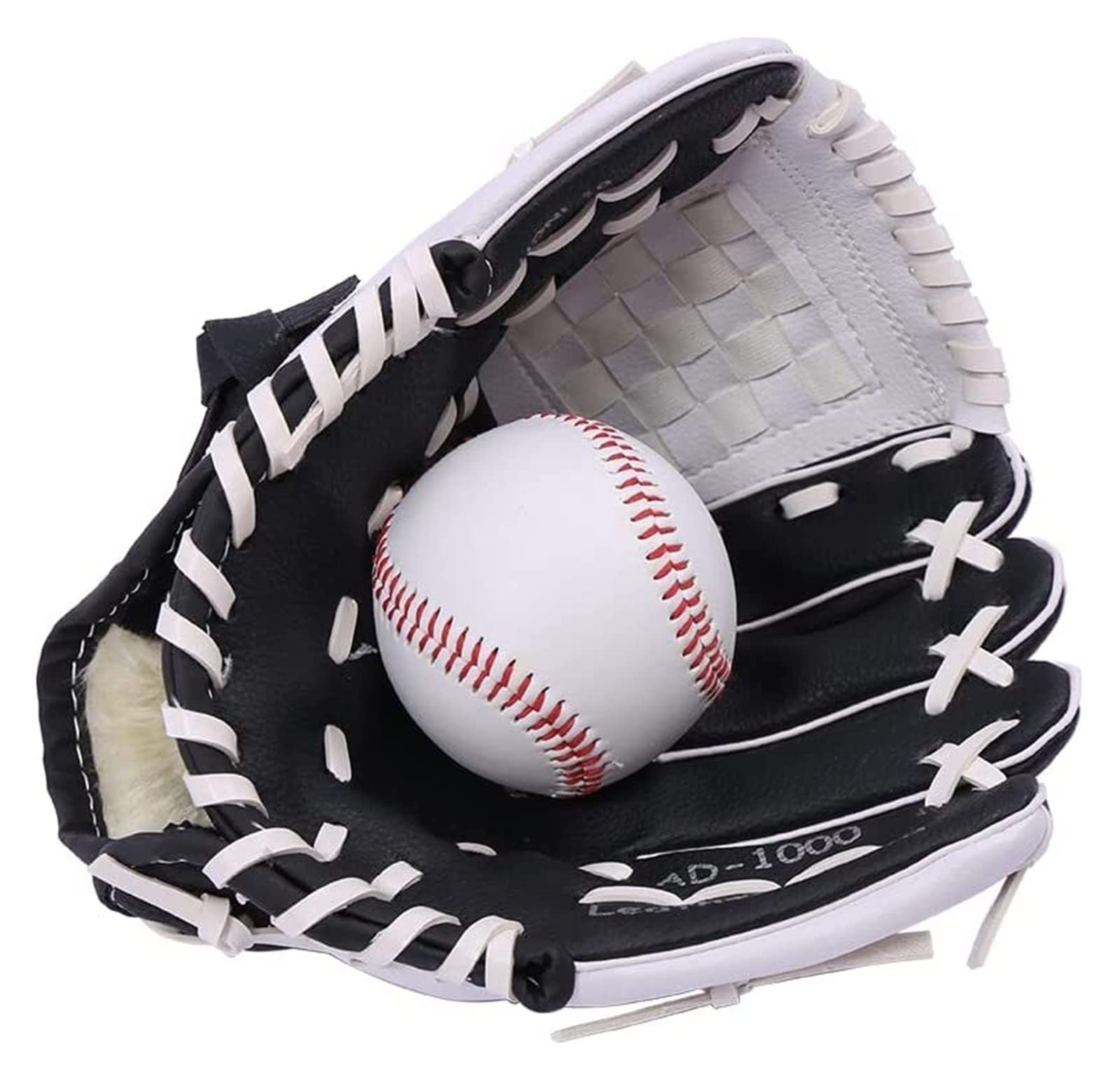 Rękawica baseballowa rękawica baseballowa, rękawica do softballu sporty outdoorowe rękawice baseballowe softball sprzęt do ćwiczeń rozmiar ręka dla dorosłych mężczyzn kobiet trening
