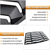 Vista 5 de Rejillas para ventanas laterales traseras para Ford Mustang 2005 2006 2007 2008 2009 2010 2011 2012 2013 2014 Cubierta de protección solar