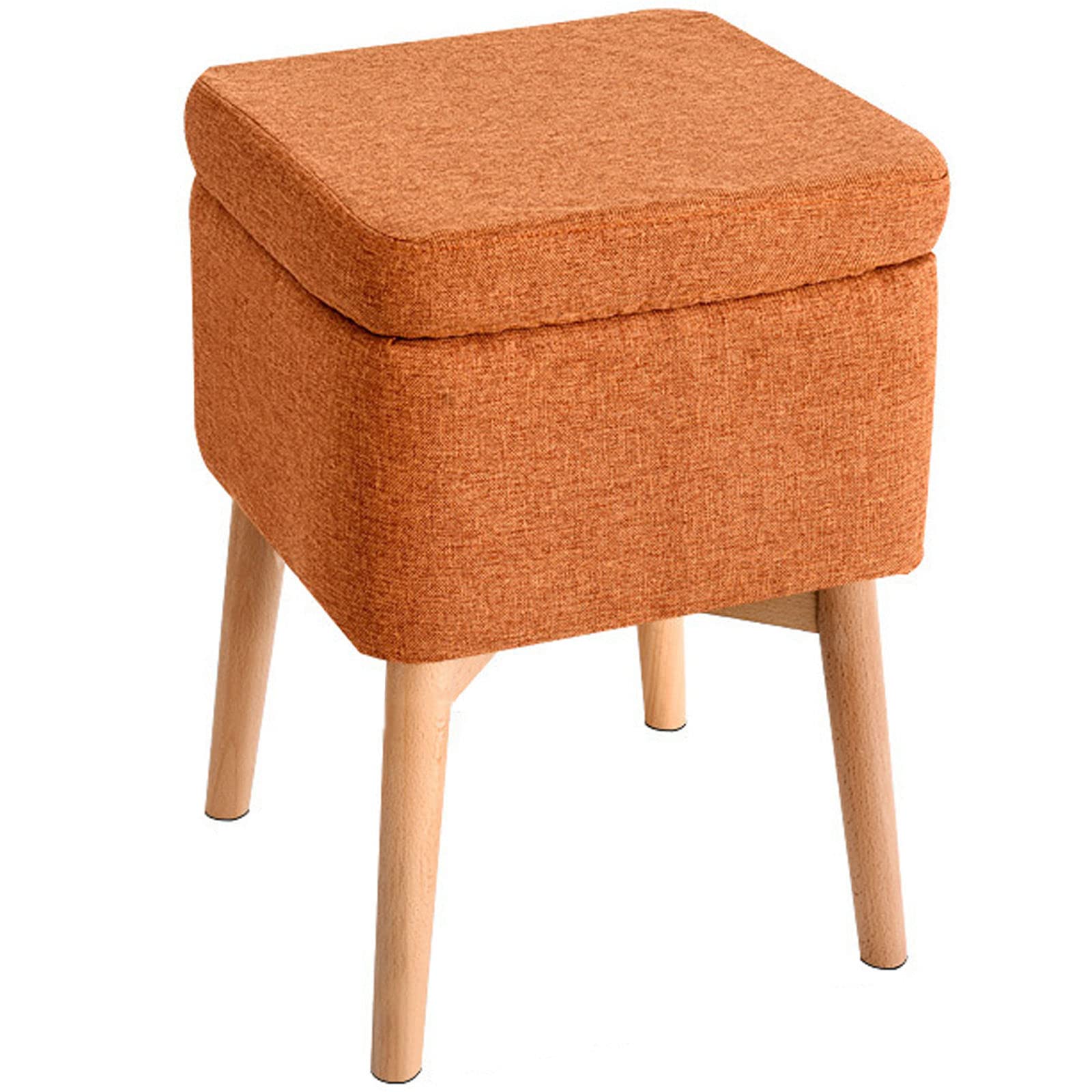 Repose-Pieds Silencieux à Coussinet Antidérapant et Pouf Coffre de Maquillage