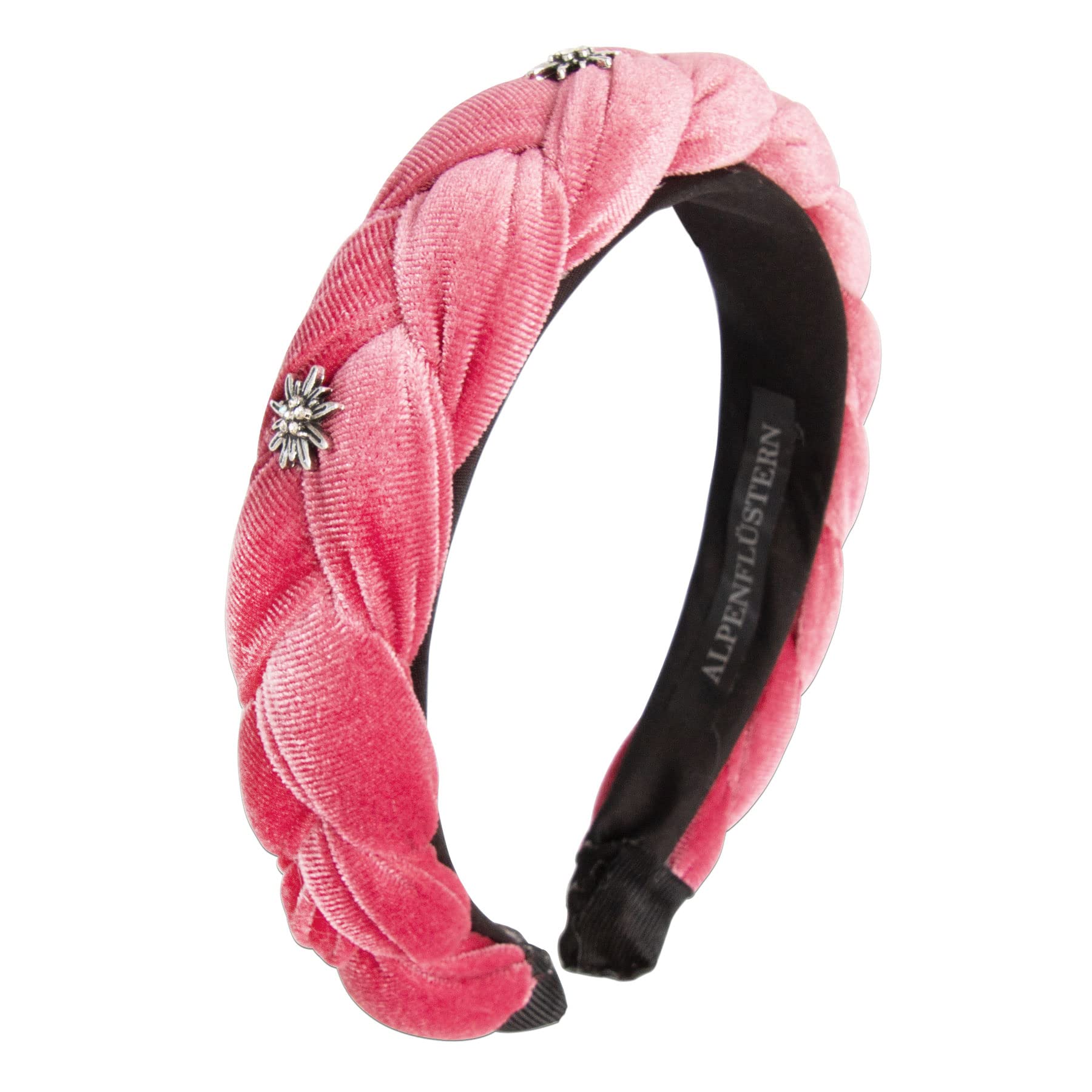 Alpenflüstern Costume Headband Velvet Braided Look  display picture 1