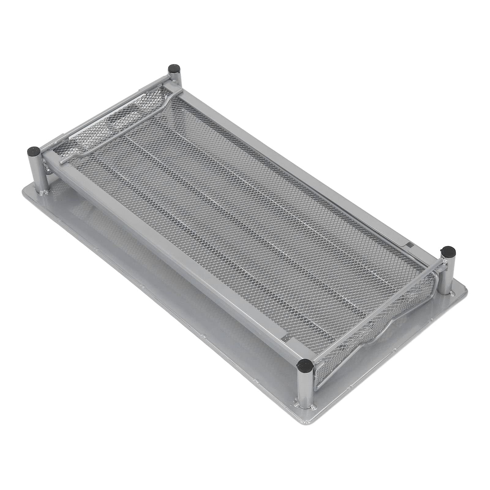 Cassetto Portaoggetti per Capsule, Porta caffè in Metallo, Organizer per Cialde a più Gusti, capacità 40 Pezzi per Negozio di Casa (Grigio)