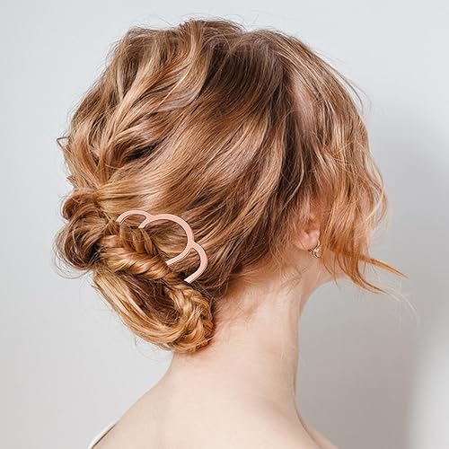 Miniatura 5 de Peine para el cabello, 6 peines laterales para el cabello de 3.425 in, horquillas de metal para mujer, accesorios de herramientas de peinado