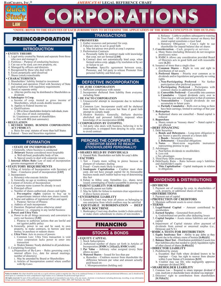 Quick Study Corporations