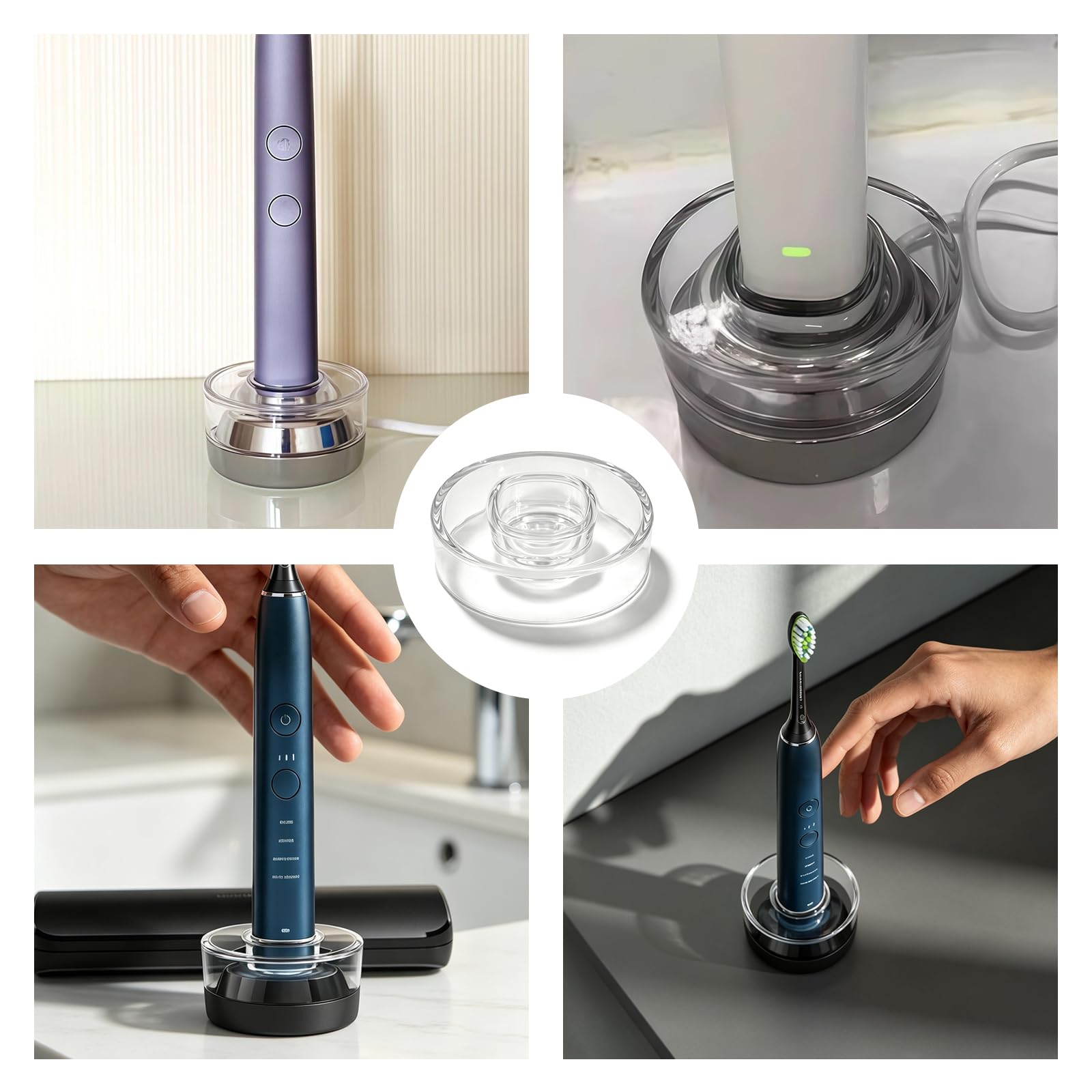 Ładowarka do szczoteczki sonicznej, baza ładująca kompatybilna z Philips Sonicare DiamondClean HX99XX HX93XX HX9100, zamiennik podstawy indukcyjnej, trwała, kompaktowa i lekka do łazienki i podróży