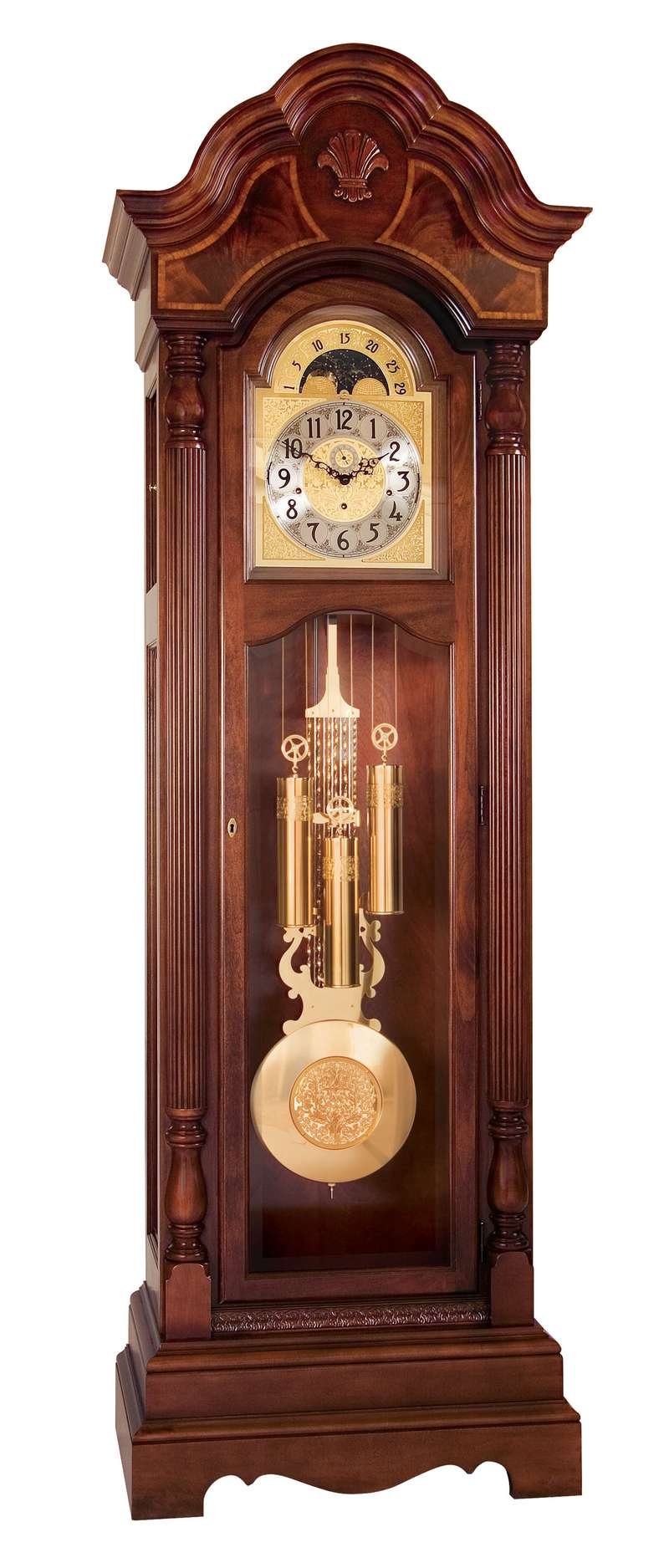 Ridgeway BELMONT Grandfather Clock, Glen Arbor Cherry