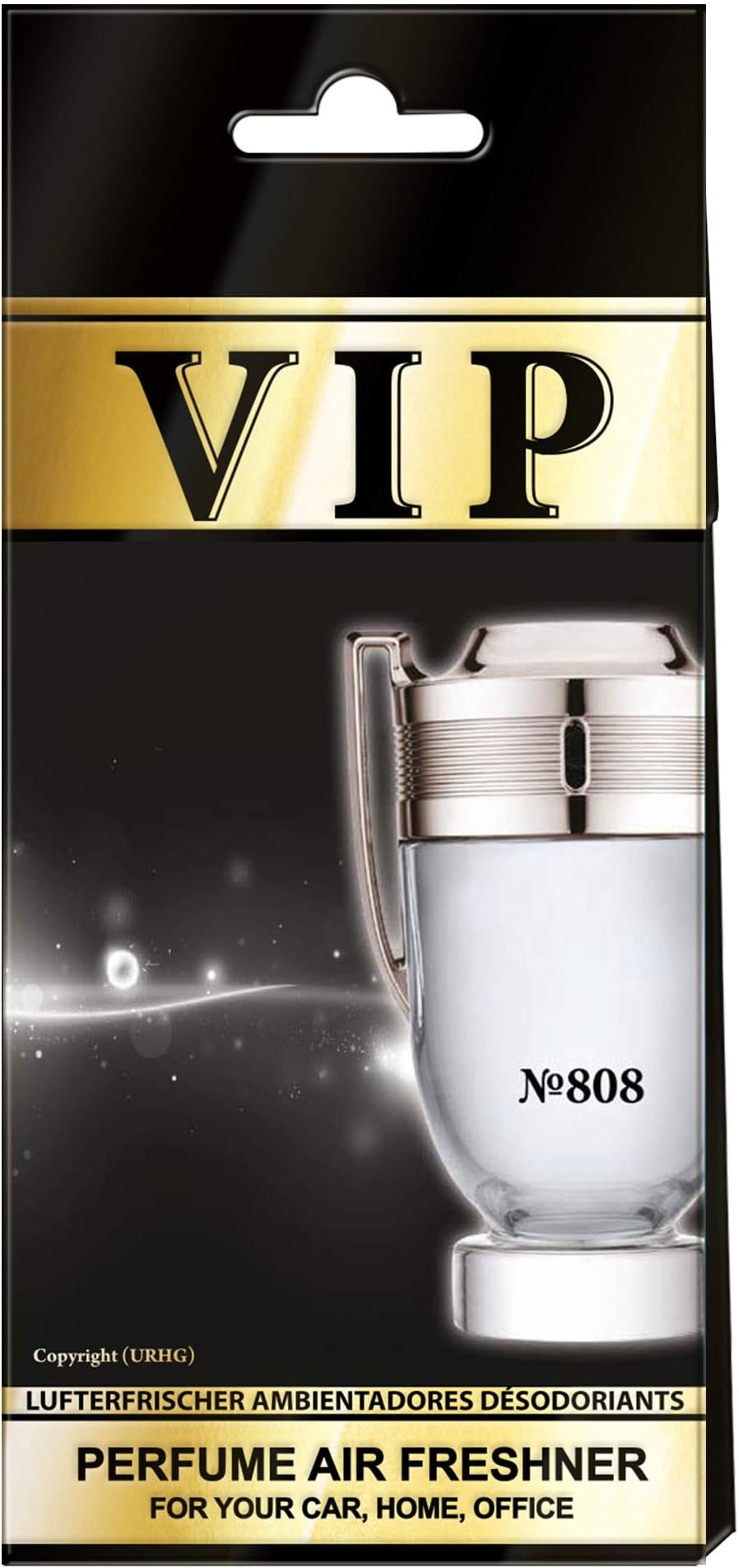 VIP5 X MIXED CAR AIR FRESHENERS + BONUS 1 FREE CAR AIR FRESHENER